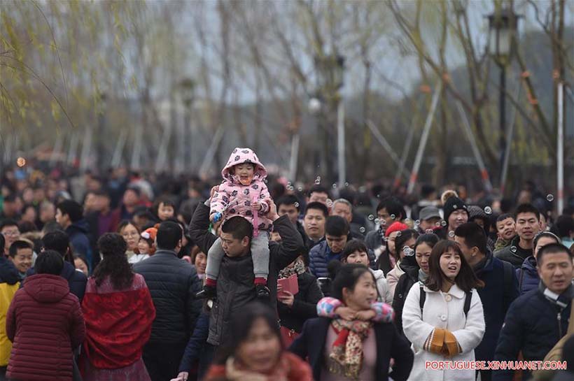 Lago Oeste recebe 632.500 turistas no quarto dia do Ano-Novo Lunar