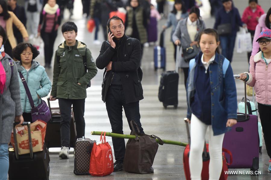 Ferrovias chinesas transportaram 52 milh?es de passageiros durante o Festival da Primavera