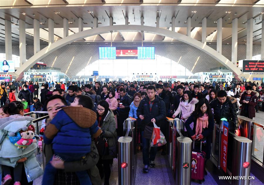Ferrovias chinesas transportaram 52 milh?es de passageiros durante o Festival da Primavera