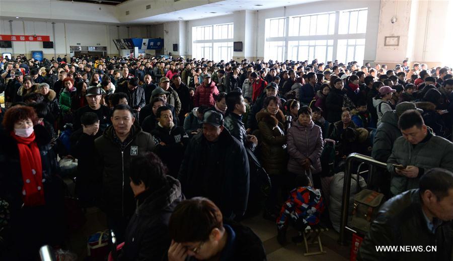 Ferrovias chinesas transportaram 52 milh?es de passageiros durante o Festival da Primavera