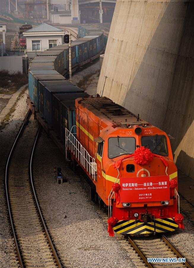 Primeiro lote de trigo do Cazaquist?o chega ao porto de Lianyungang