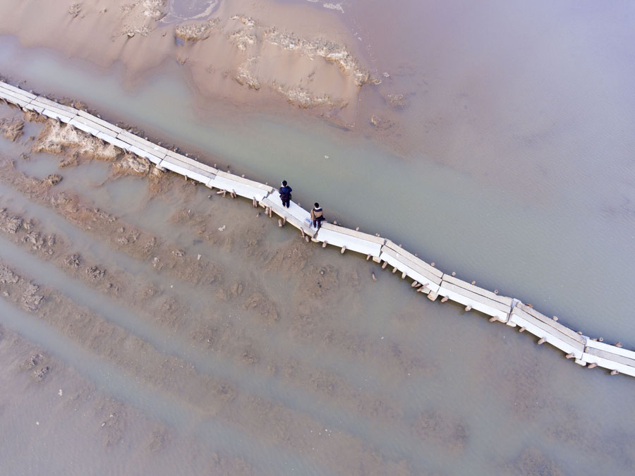 Ponte histórica em Jiangxi reaberta ao público