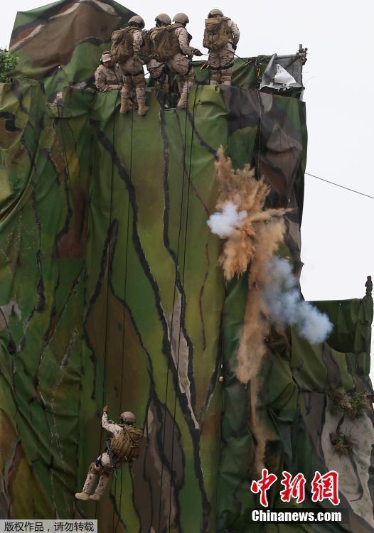 Galeria: Cerimónia de abertura da 13a Exibi??o Internacional de Defesa em Abu Dhabi 