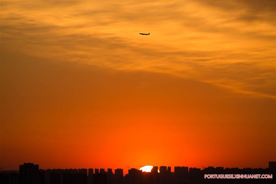 Brilho da manh? no céu de Beijing