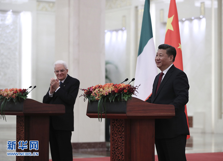 China e Itália refor?am la?os bilaterais