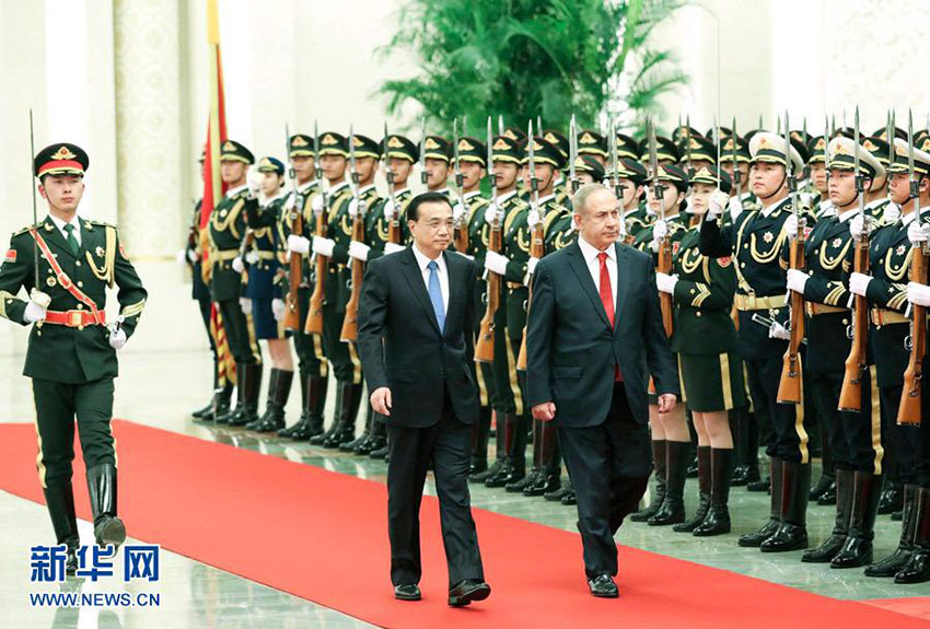 China e Israel concordam em promover coopera??o em inova??o