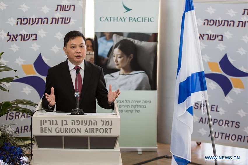 Cathay Pacific lan?a novo voo de liga??o entre Hong Kong e Tel Aviv