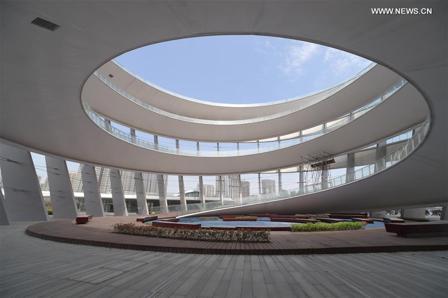 Plataforma panoramica em espiral se torna novo marco de Changsha