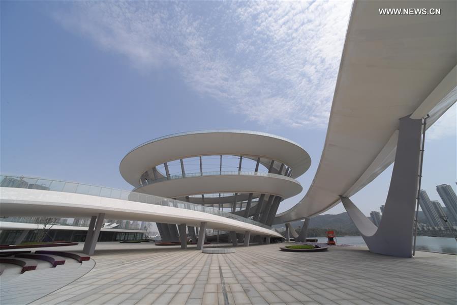 Plataforma panoramica em espiral se torna novo marco de Changsha