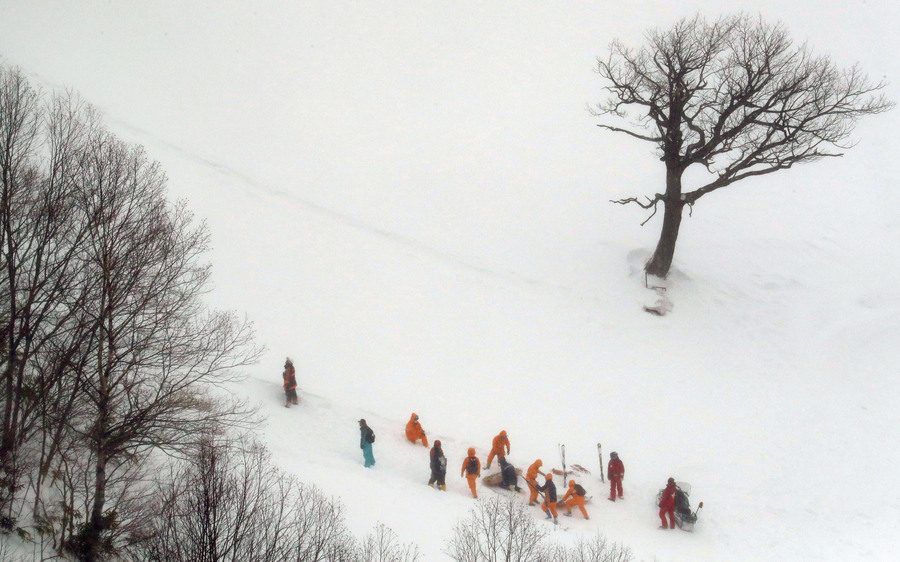 Avalanche no Jap?o deixa 8 mortos e 40 feridos
