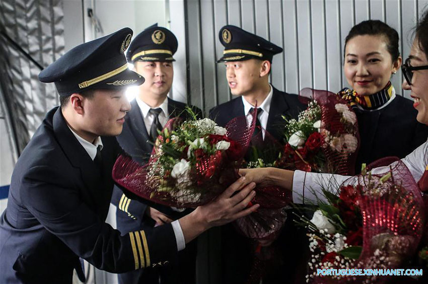 Novo boeing da Air China fará rota entre S?o Paulo e Beijing