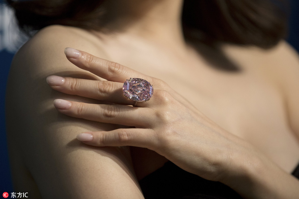 Diamante “Pink Star” será leiloado por mais de 60 milh?es de dólares em Hong Kong