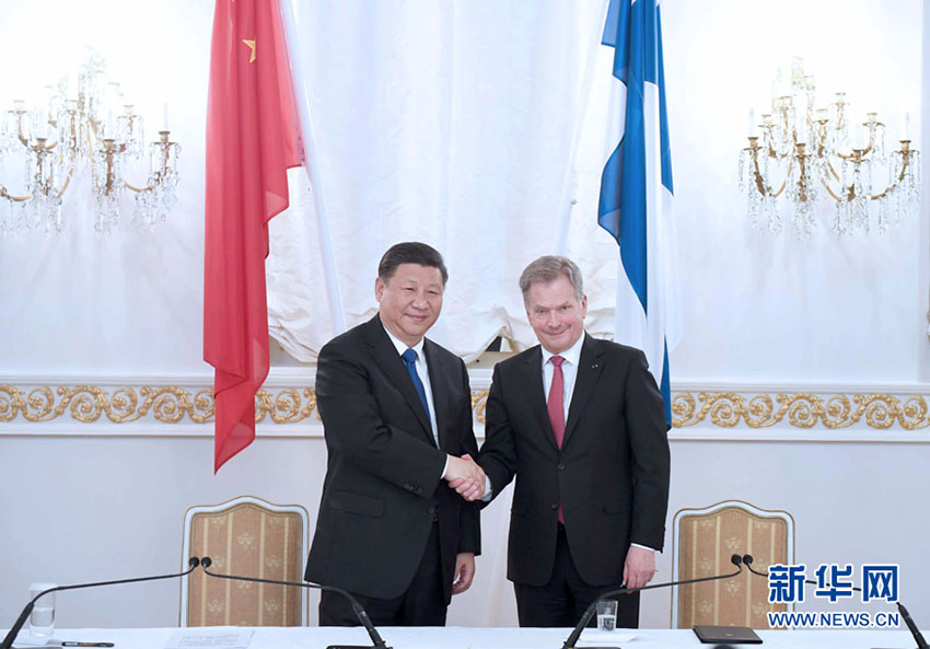 China e Finlandia concordam em avan?ar la?os e aprofundar coopera??o