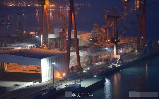 Primeiro porta-avi?es chinês de fabrico doméstico será lan?ado ao mar este mês