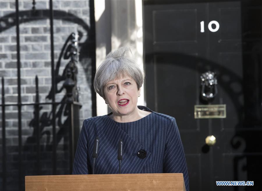 Primeira-ministra britanica antecipa elei??es legislativas para 8 de junho