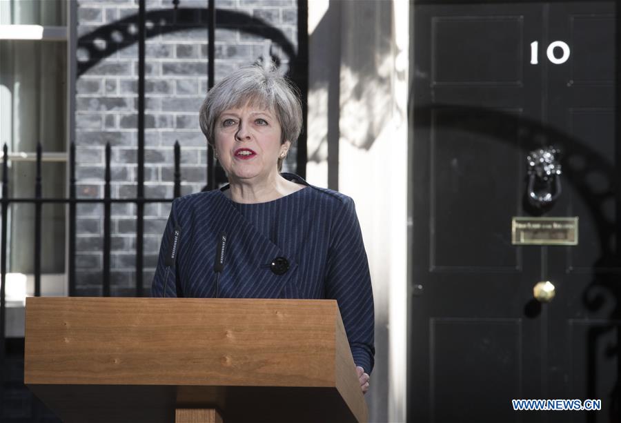 Primeira-ministra britanica antecipa elei??es legislativas para 8 de junho
