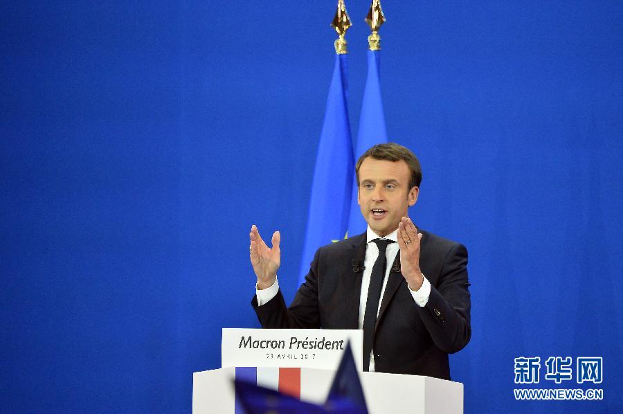 Macron e Le Pen lideram a primeira ronda das elei??es presidenciais da Fran?a