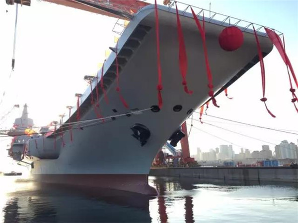 Segundo porta-avi?es da China já se encontra sobre as águas