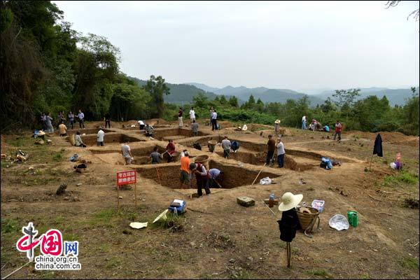 Ruínas de 5 mil anos s?o encontradas em canteiro de obras no sudoeste da China