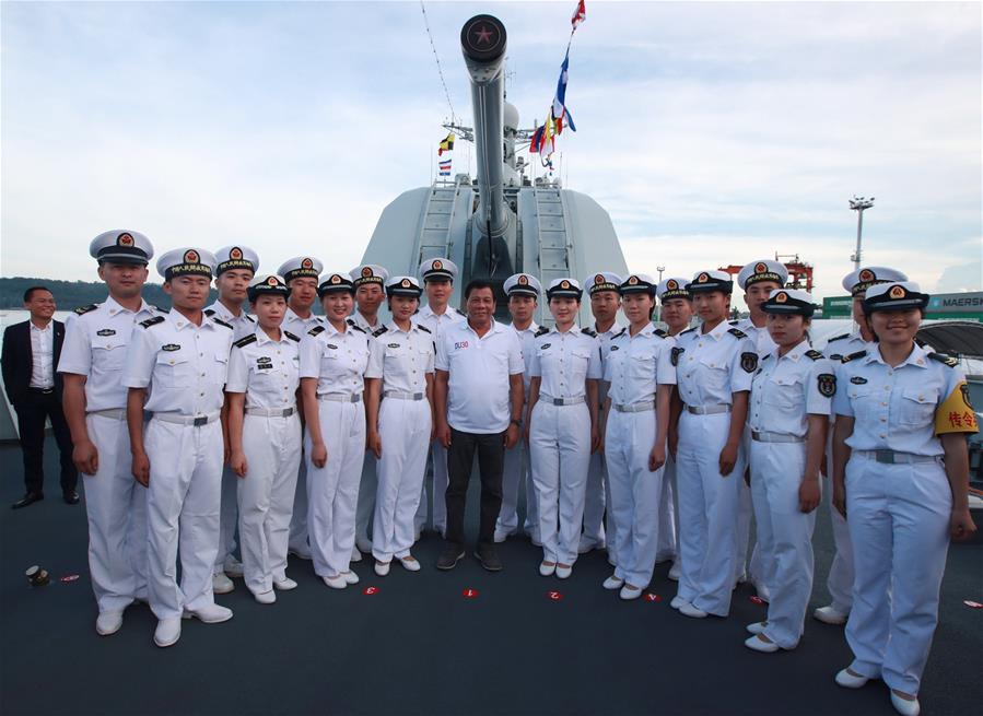 Duterte: Filipinas disponíveis para realiza??o de exercícios militares conjuntos com a China