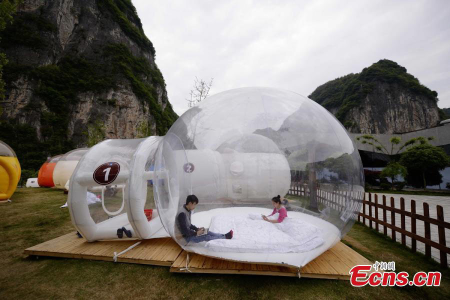 Dormir sob o brilho das estrelas: China adere a novo conceito de hotel