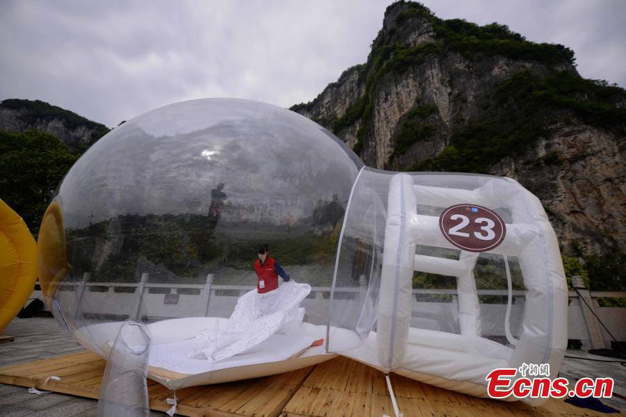 Dormir sob o brilho das estrelas: China adere a novo conceito de hotel