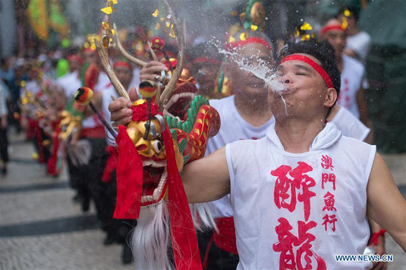 Festival do Drag?o Embriagado é celebrado em Macau
