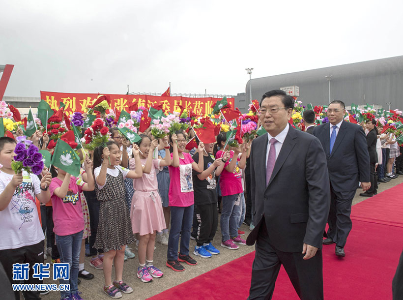 Zhang Dejiang realiza visita de inspe??o à RAE de Macau