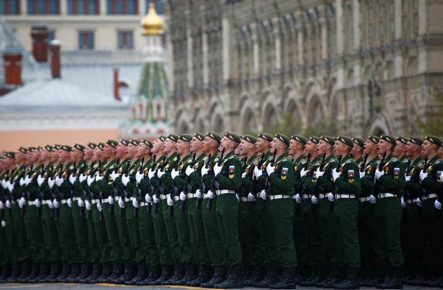 Rússia realiza parada em celebra??o do Dia da Vitória