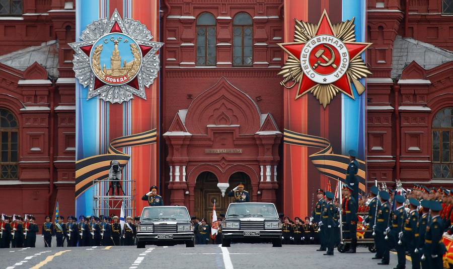 Rússia realiza parada em celebra??o do Dia da Vitória