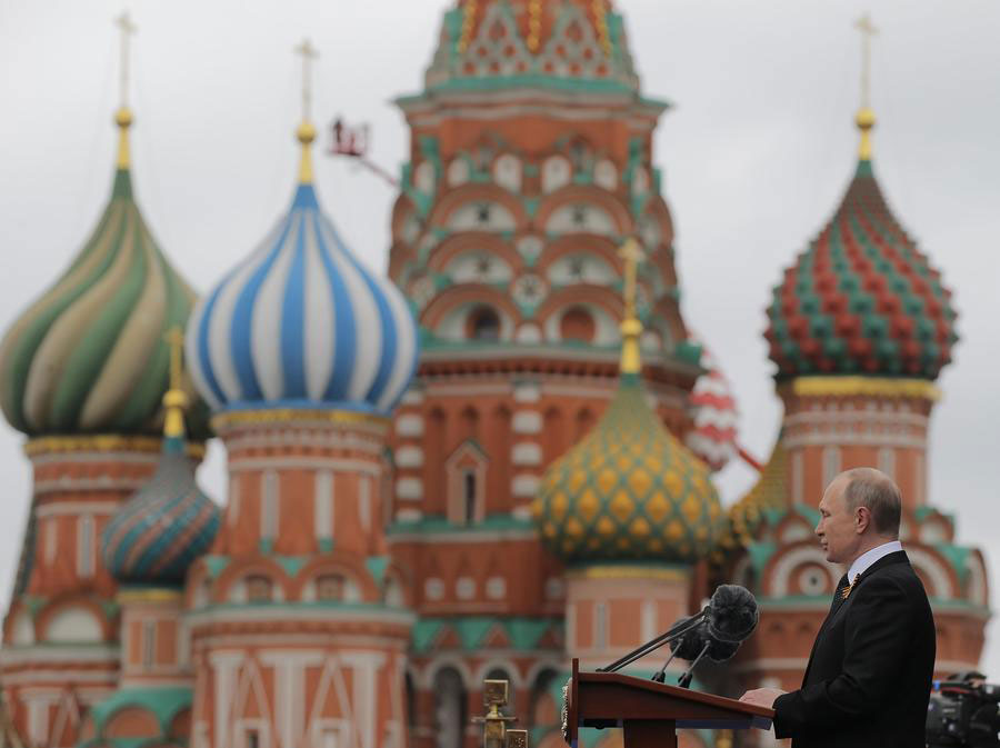 Rússia realiza parada em celebra??o do Dia da Vitória