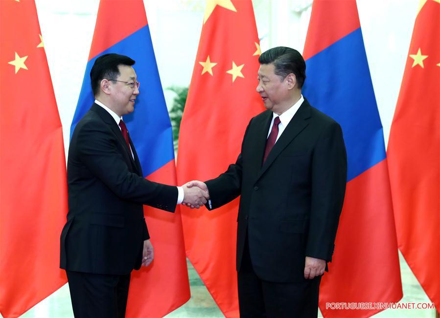 China dá boas-vindas à Mongólia para participar ativamente da constru??o do Cintur?o e Rota