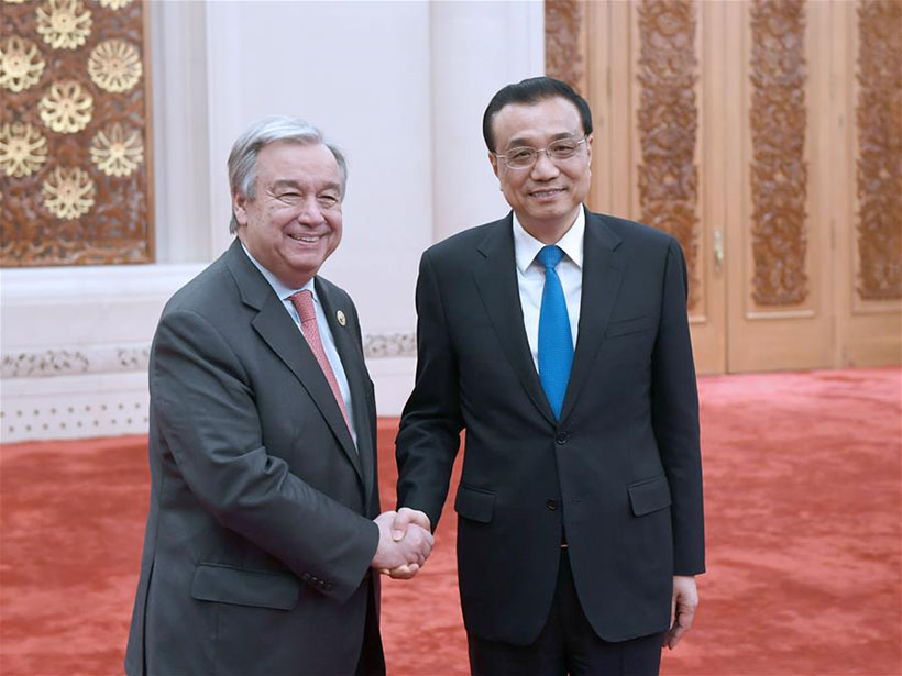 China estreita rela??es com ONU para promover agenda global