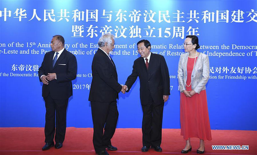 Beijing celebra 15o aniversário da abertura de rela??es diplomáticas sino-timorenses