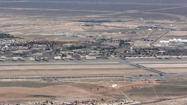 Satélite chinês revela fotos da Base da For?a Aérea Nellis dos EUA