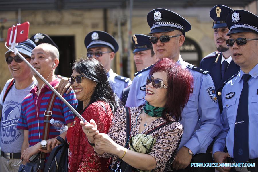 Patrulhas policiais conjuntas entre China e Itália s?o lan?adas em Roma