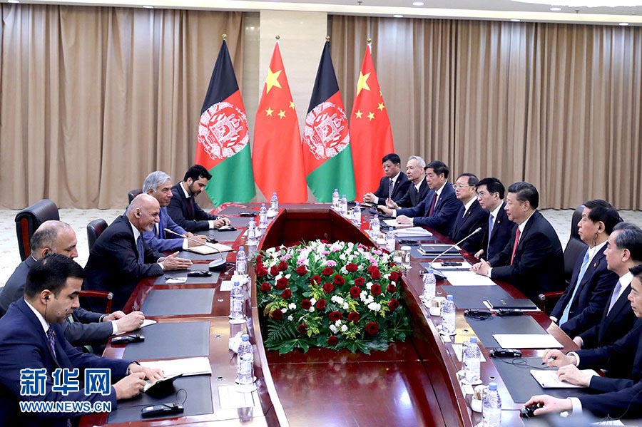 China e Afeganist?o prometem coopera??o mais estreita na constru??o do Cintur?o e Rota