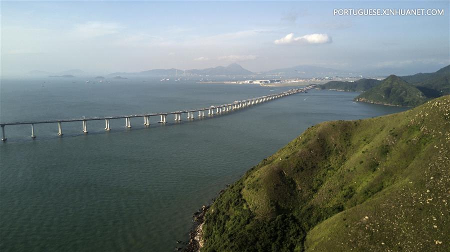 Vista aérea de Hong Kong