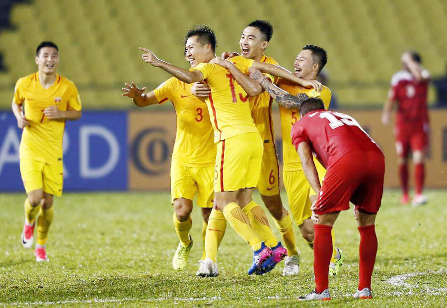 Aspira??es chinesas para a Copa do Mundo 2018 desvanecem após empate contra a Síria