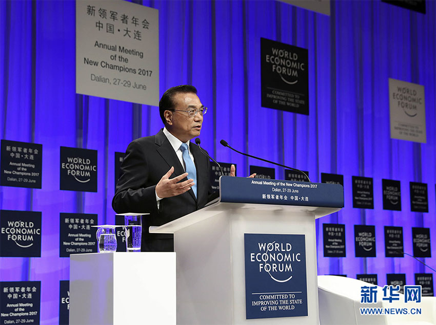 Li Keqiang: China comprometida com globaliza??o econ?mica e livre comércio