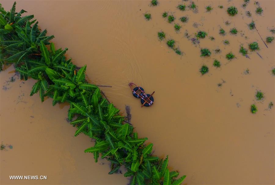 Inunda??es em Guangxi deixam 16 mortos e levam à evacua??o de 94 mil pessoas 