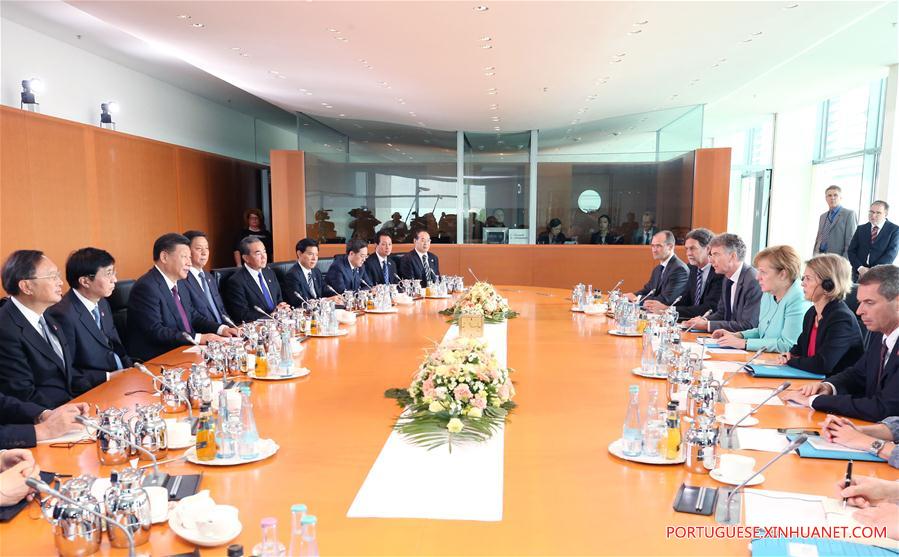 China e Alemanha prometem elevar la?os bilaterais a níveis mais altos