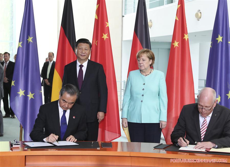 China e Alemanha prometem elevar la?os bilaterais a níveis mais altos