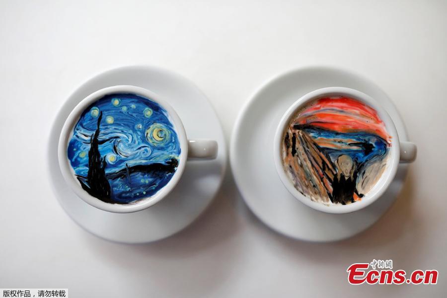 Barista sul-coreano transforma o café em arte