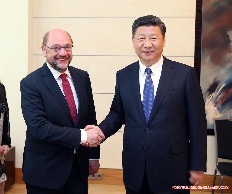 Presidente chinês conversa com líder do Partido Social Democrata da Alemanha sobre rela??es bilaterais