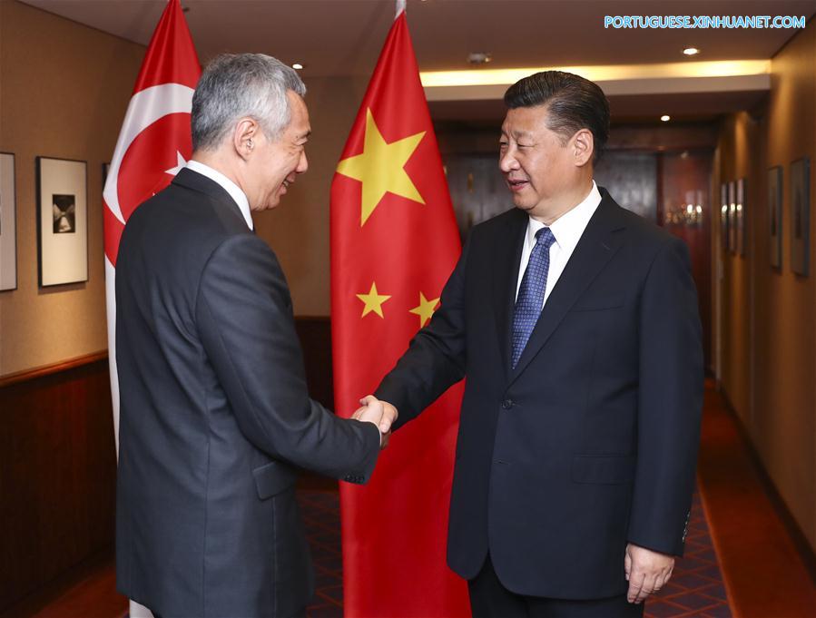 Presidente chinês pede entendimento mútuo com Cingapura sobre interesses essenciais e principais preocupa??es