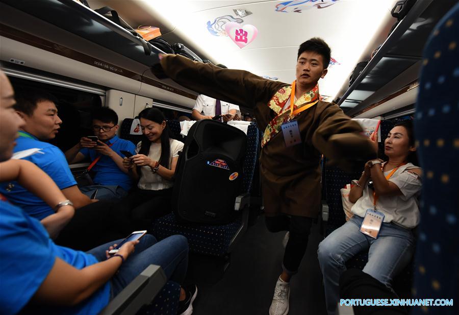 Nova ferrovia de alta velocidade ligando Baoji e Lanzhou inicia opera??o