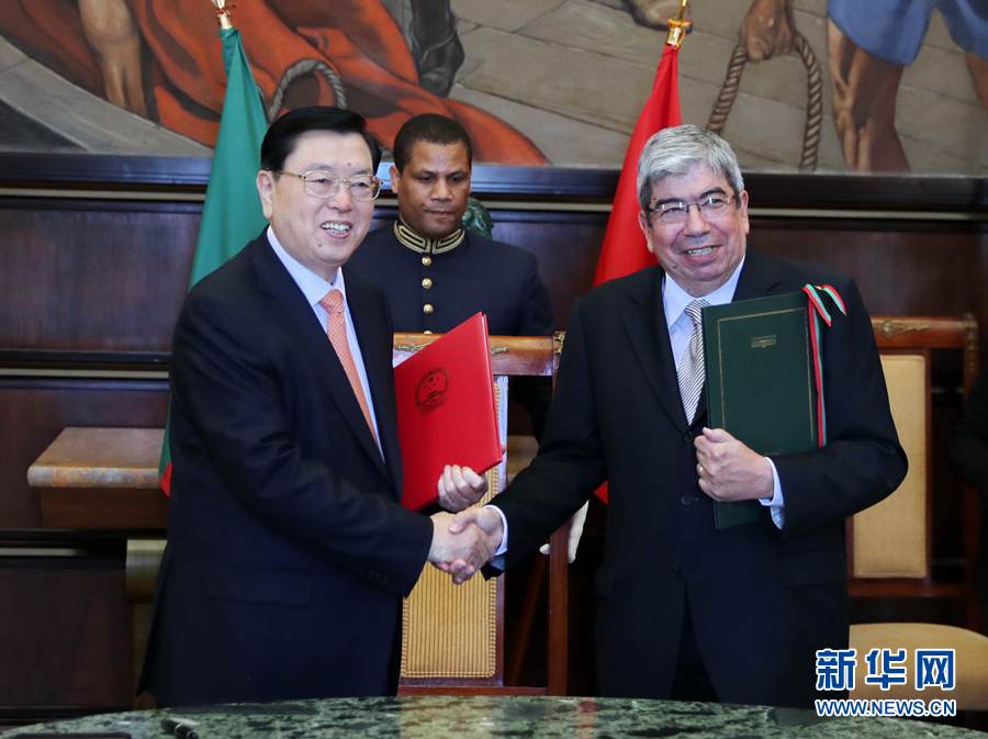 Zhang Dejiang: rela??es com Portugal atravessam “melhor fase da história”