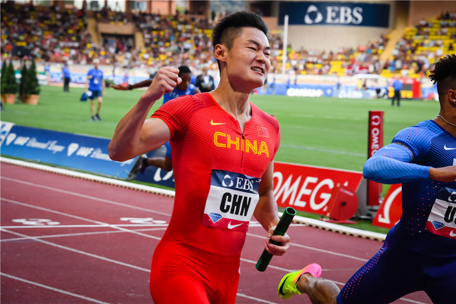 China garante vitória nos 4x100 metros de revezamento do sexo masculino no M?naco