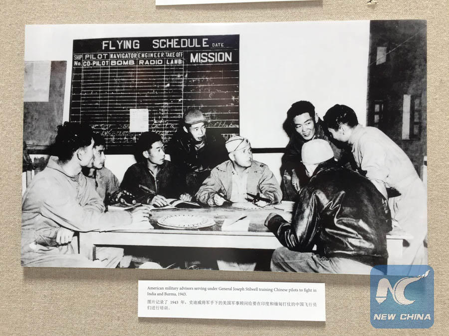 Exposi??o de fotos em Washington exibe alian?a China-EUA na Segunda Guerra Mundial